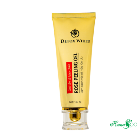 Gel Tẩy Da Chết Cho Da Mặt Detox White Rose Peeling Tuýp 150ml