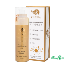 Toner Tế Bào Gốc Soothing Perfect Venra 120ml - Cấp Và Dưỡng Ẩm Cho Da, Se Khít Lỗ Chân Lông, Giúp Da Sáng Mịn