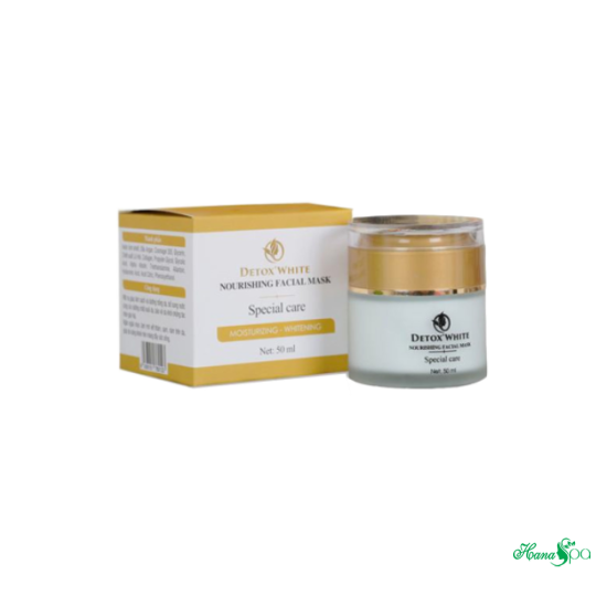 Mặt Nạ Hút Nám, Thải Độc, Dưỡng Trắng Da Detox White Hương Thảo Group Hũ 50ml