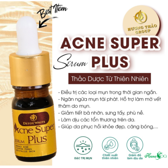 Serum Trị Sạch Các Loại Mụn, Sẽ Khít Lỗ Chân Lông, Phục Hồi Da Acne Super Serum Hương Thảo 15ml
