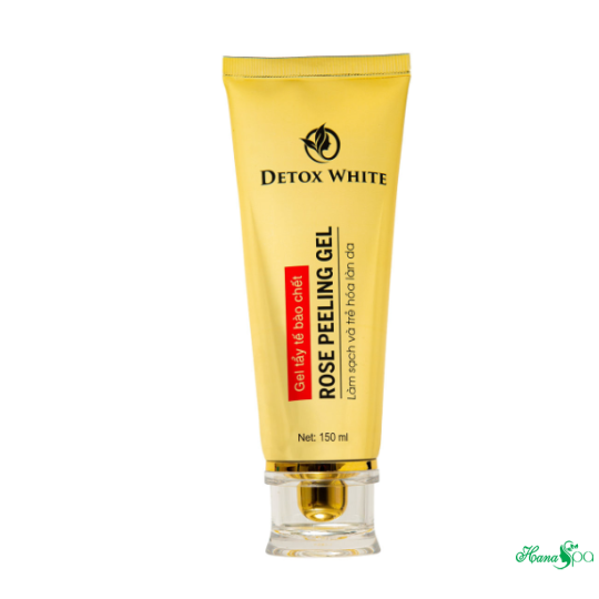 Gel Tẩy Da Chết Cho Da Mặt Detox White Rose Peeling Tuýp 150ml