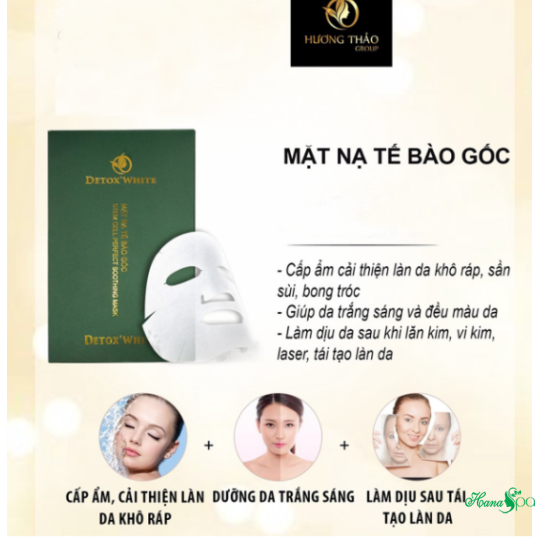 Mặt Nạ Tế Bào Gốc Xanh Stem Cell Perfect Soothing Mask Detox White (1 Miếng)