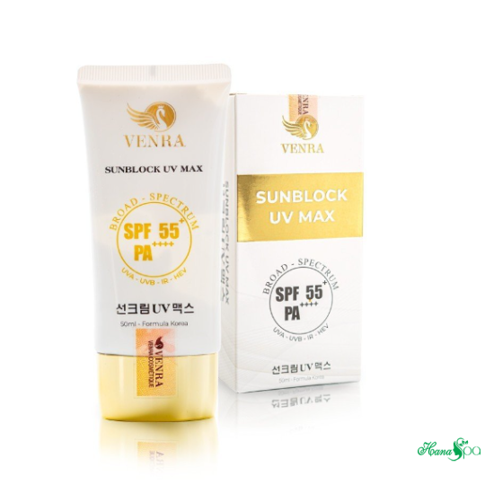 Kem Chống Nắng Sunblook UV Max SPF 55+ PA ++++ Venra 50ml